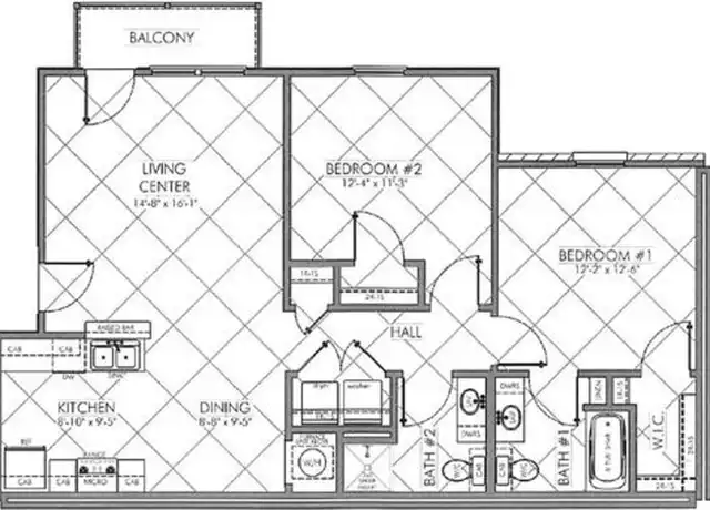 Property at Ridgewood Apartments - 7628 S Soncy Rd, Amarillo, TX, 79119, 1 bed, 1 bath, [object Object]