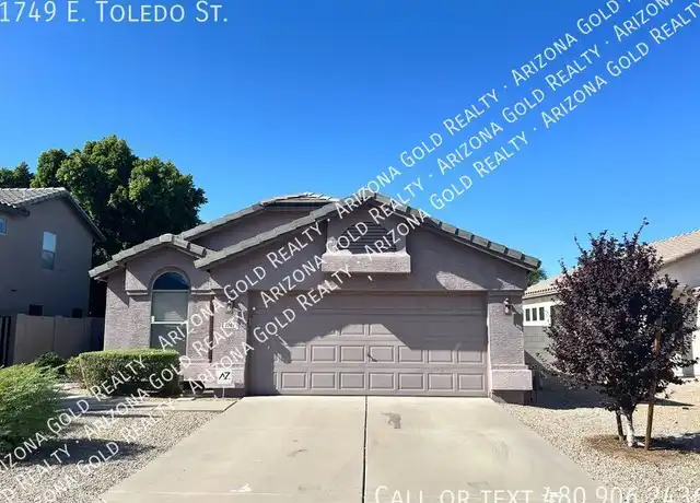 Property at 1749 E Toledo St, Gilbert, AZ, 85295, 3 beds, 2 baths, [object Object]