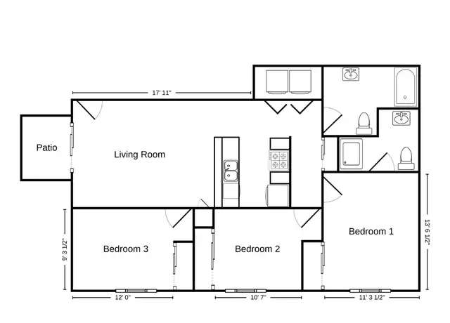 Property at 1419 Pine St unit ST 1415-03, Stanley, WI, 54768, 2 beds, 1 bath, [object Object]