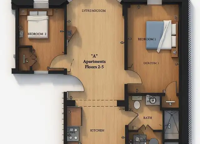 Property at 287 Elm St Unit 4A, Holyoke, MA, 01040, 2 beds, 1 bath, [object Object]