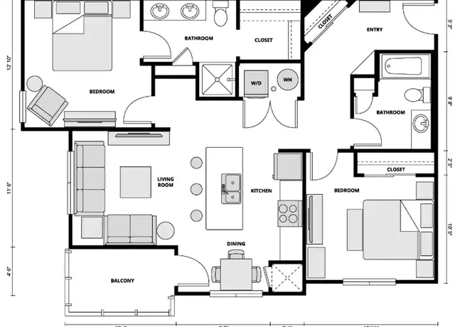 Property at 1619 Doman Dr Unit 109, New Richmond, WI, 54017, 2 beds, 2 baths, [object Object]