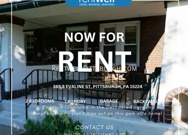 Property at 365 S Evaline St, Pittsburgh, PA, 15224, 2 beds, 1 bath, [object Object]