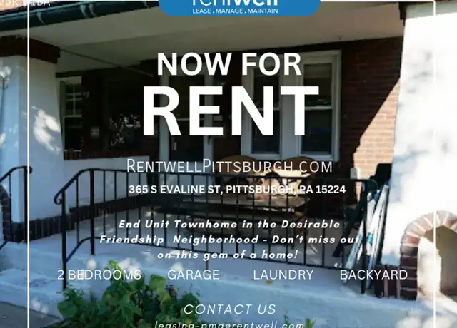 Property at 365 S Evaline St, Pittsburgh, PA, 15224, 2 beds, 1 bath, [object Object]
