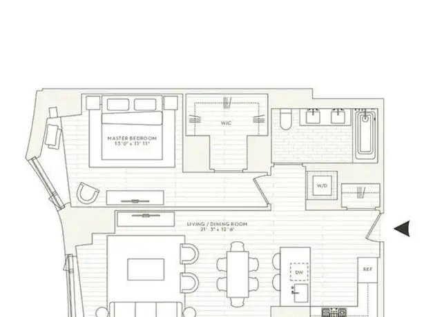 Property at 11 Hoyt St Unit 50J, Brooklyn, NY, 11201, 1 bed, 1 bath, [object Object]