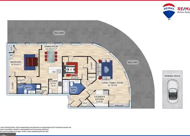 Property at 1275 25th St NW #611, Washington, DC, 20037, 2 beds, 2 baths, [object Object]