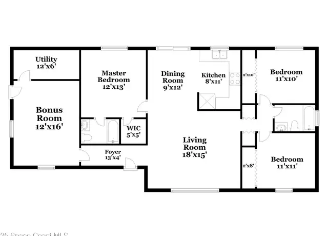 Property at 431 Tropicaire Ave SW, Palm Bay, FL, 32908, 3 beds, 2 baths, [object Object]