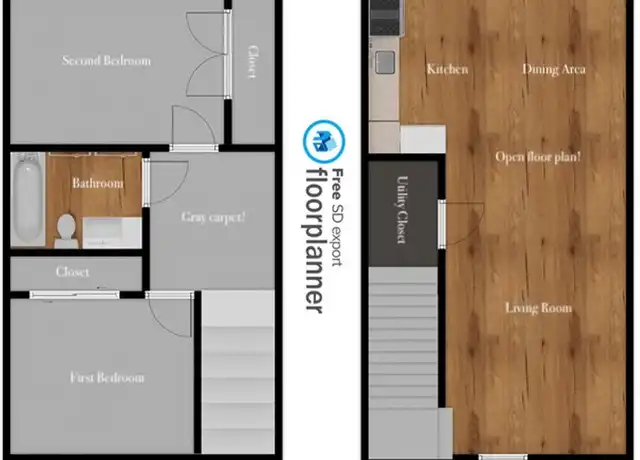 Property at 2011 Summit St Unit F, Columbus, OH, 43201, 2 beds, 1 bath, [object Object]