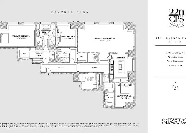 Property at 220 Central Park S Unit 57B, New York, NY, 10019, 3 beds, 3.5 baths, [object Object]