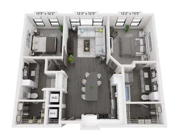 Property at 114 E Huntland Dr Unit 2, Austin, TX, 78752, 2 beds, 2 baths, [object Object]