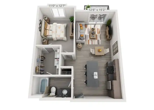 Property at 4815 38th St S Unit 113, Fargo, ND, 58104, 1 bed, 1 bath, [object Object]