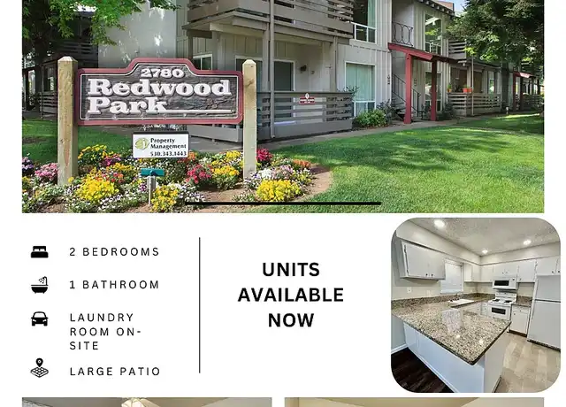 Property at Redwood Park Apartments - 2780 Pillsbury Rd, Chico, CA, 95973, 2 beds, 1 bath, [object Object]