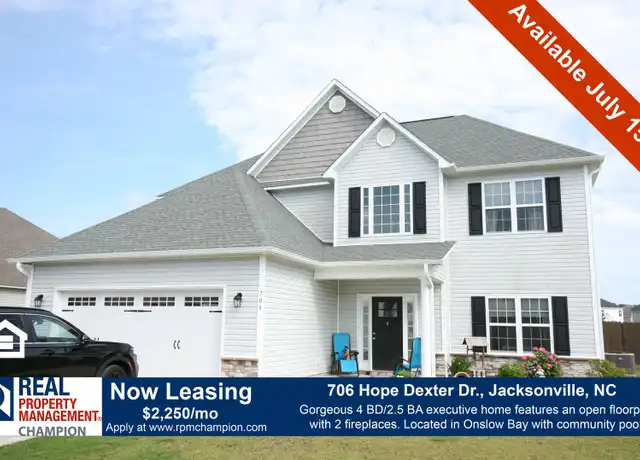 Property at 706 Hope Dexter Dr, Jacksonville, NC, 28546, 4 beds, 2.5 baths, [object Object]