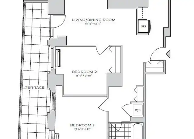 Property at 70 Pine St Unit 2503, New York, NY, 10005, 2 beds, 1 bath, [object Object]