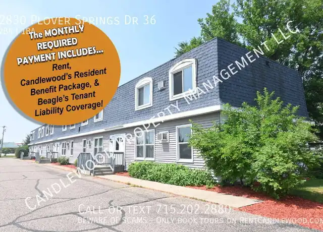 Property at 2830 Plover Springs Dr Unit 36, Plover, WI, 54467, 2 beds, 1 bath, [object Object]