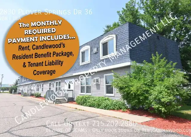Property at 2830 Plover Springs Dr Unit 36, Plover, WI, 54467, 2 beds, 1 bath, [object Object]