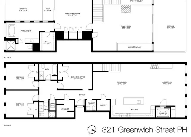 Property at 321 Greenwich St Unit PENTHOUSE, New York, NY, 10013, 3 beds, 3.5 baths, [object Object]