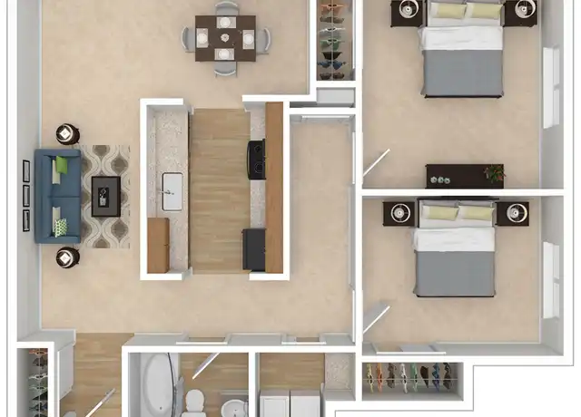 Property at 2565 Riverside Dr Unit 2599-1K, Columbus, OH, 43221, 1 bed, 1 bath, [object Object]