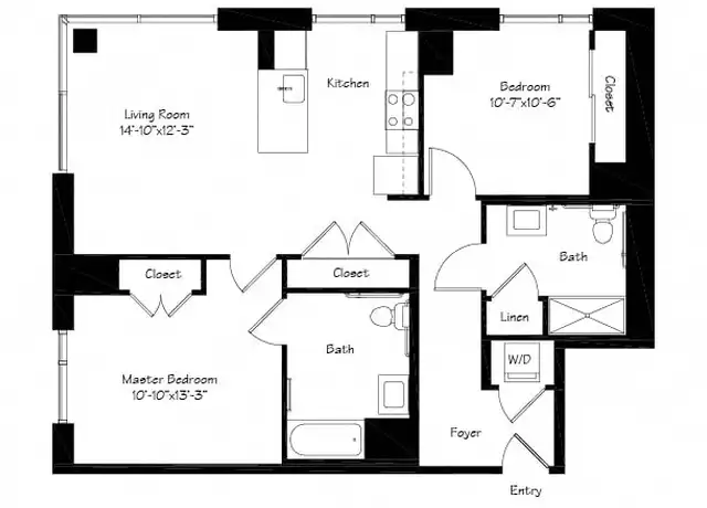 Property at 250 Kendall St Unit 307, Cambridge, MA, 02142, 2 beds, 2 baths, [object Object]