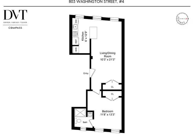 Property at 803 Washington St Unit 4, New York, NY, 10014, 1 bed, 1 bath, [object Object]
