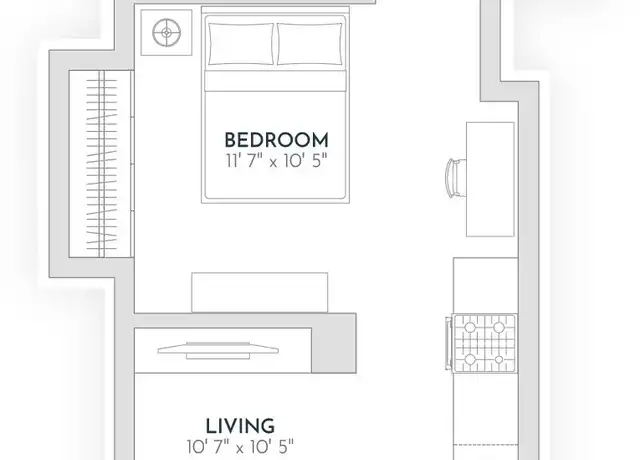 Property at 1125 W Van Buren St Unit 1410, Chicago, IL, 60607, 1 bed, 1 bath, [object Object]