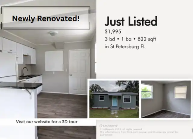 Property at 4044 44th Ave N, Saint Petersburg, FL, 33714, 3 beds, 1 bath, [object Object]