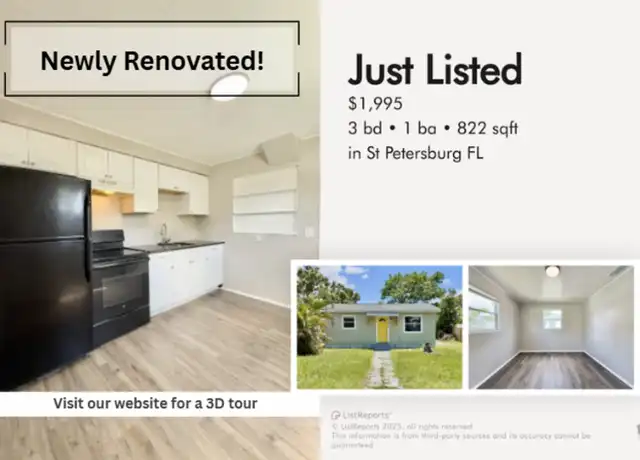 Property at 4044 44th Ave N, Saint Petersburg, FL, 33714, 3 beds, 1 bath, [object Object]
