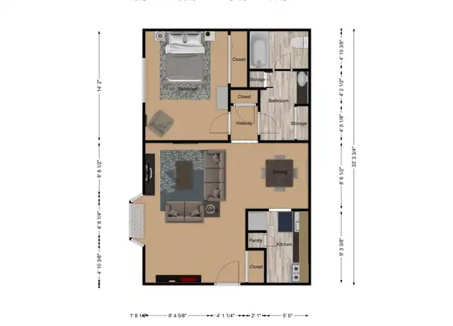 Property at 1571 Roxbury Rd Unit 1607A, Marble Cliff, OH, 43212, 1 bed, 1 bath, [object Object]