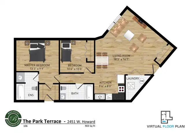 Property at 2451 W Howard St #106, Chicago, IL, 60645, 2 beds, 2 baths, [object Object]