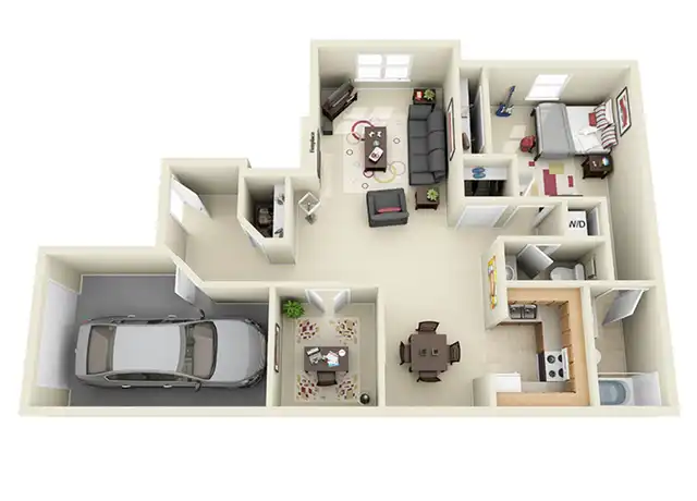 Property at 75 Yotzonot Dr Unit 206, Bloomington, IL, 61704, 1 bed, 1 bath, [object Object]