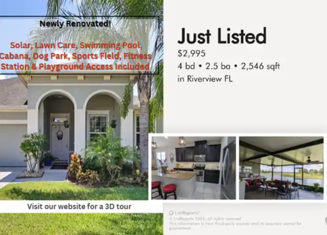 Property at 13334 Palmera Vista Dr, Riverview, FL, 33579, 4 beds, 2.5 baths, [object Object]
