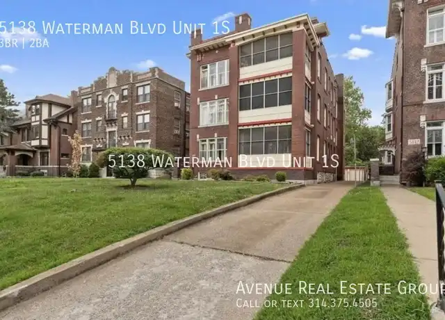 Property at 5138 Waterman Blvd Unit 1S, St. Louis, MO, 63108, 3 beds, 2 baths, [object Object]