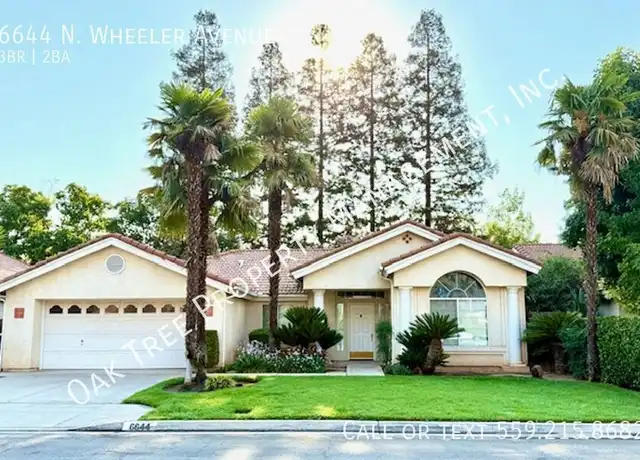 Property at 6644 N Wheeler Ave, Fresno, CA, 93722, 3 beds, 2 baths, [object Object]