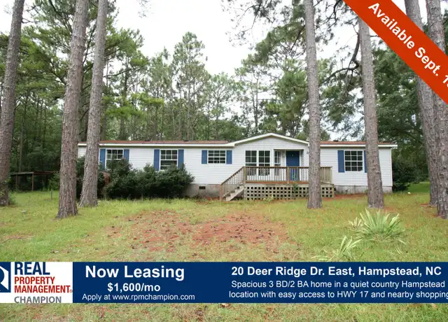Property at 20 Ridge Rd, Hampstead, NC, 28443, 3 beds, 2 baths, [object Object]
