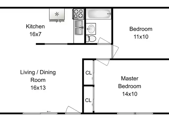 Property at 3510 173rd St, Hammond, IN, 46323, 2 beds, 1 bath, [object Object]