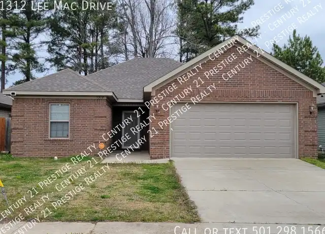 Property at 1312 Lee Mac Dr, Jacksonville, AR, 72076, 3 beds, 2 baths, [object Object]