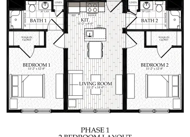 Property at 116 Hearthstone Dr Unit 116-202, Blacksburg, VA, 24060, 2 beds, 2 baths, [object Object]