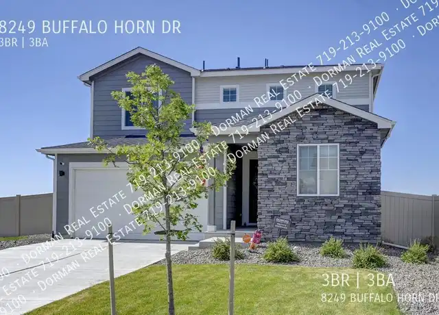 Property at 8249 Buffalo Horn Dr, Colorado Springs, CO, 80925, 3 beds, 2.5 baths, [object Object]