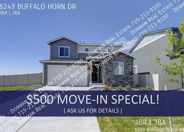 Property at 8249 Buffalo Horn Dr, Colorado Springs, CO, 80925, 3 beds, 2.5 baths, [object Object]