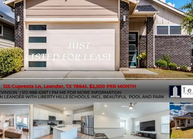 Property at 125 Cupreata Ln, Leander, TX, 78641, 4 beds, 3 baths, [object Object]
