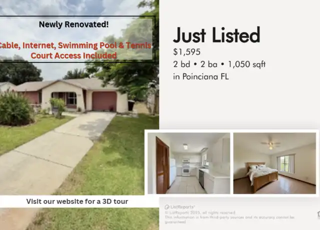 Property at 716 Caribou Dr, Kissimmee, FL, 34759, 2 beds, 2 baths, [object Object]