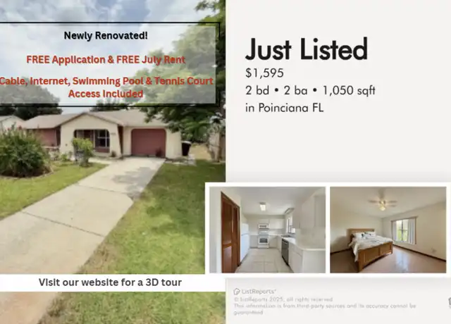 Property at 714 Caribou Dr, Kissimmee, FL, 34759, 2 beds, 2 baths, [object Object]