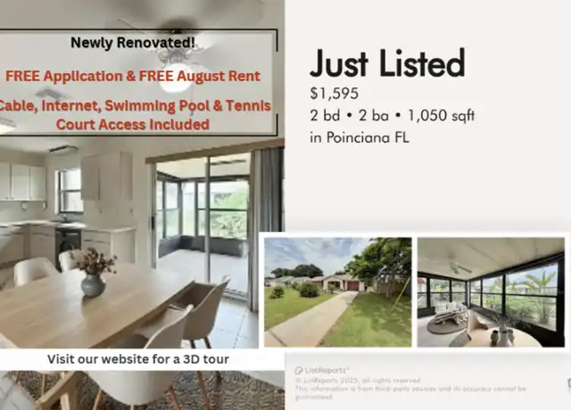 Property at 714 Caribou Dr, Kissimmee, FL, 34759, 2 beds, 2 baths, [object Object]