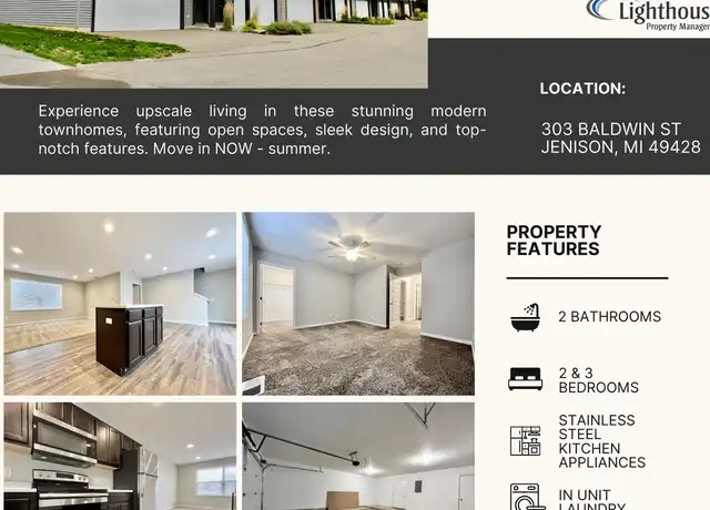 Property at Riverstone Townhomes - 303 Baldwin St, Jenison, MI, 49428, 2 beds, 2 baths, [object Object]