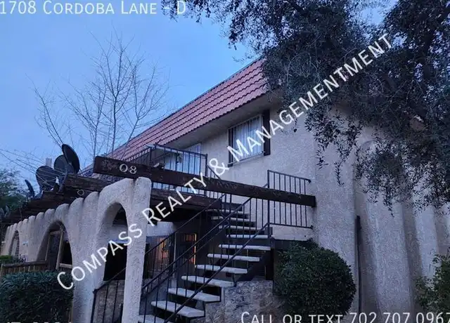 Property at 1708 Cordoba Ln Unit D, Las Vegas, NV, 89108, 2 beds, 1 bath, [object Object]