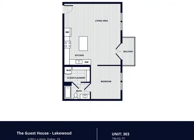 Property at 6283 La Vista Dr Unit E-303, Dallas, TX, 75214, 1 bed, 1 bath, [object Object]