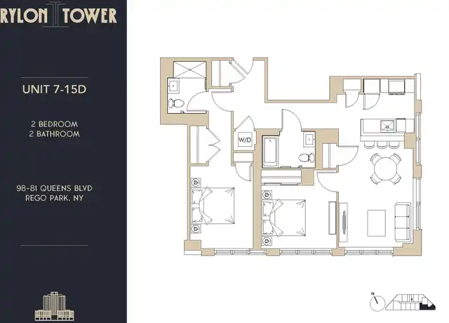 Property at 98-81 Queens Blvd Unit 12-D, Rego Park, NY, 11374, 2 beds, 2 baths, [object Object]