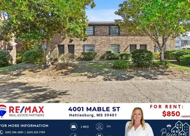 Property at 4001 Mable St, Hattiesburg, MS, 39401, 2 beds, 1 bath, [object Object]