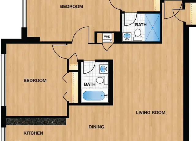 Property at 1112 M St NW Unit 0211, Washington, DC, 20005, 2 beds, 2 baths, [object Object]