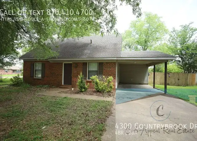 Property at 4300 Countrybrook Dr, Jonesboro, AR, 72404, 4 beds, 2 baths, [object Object]