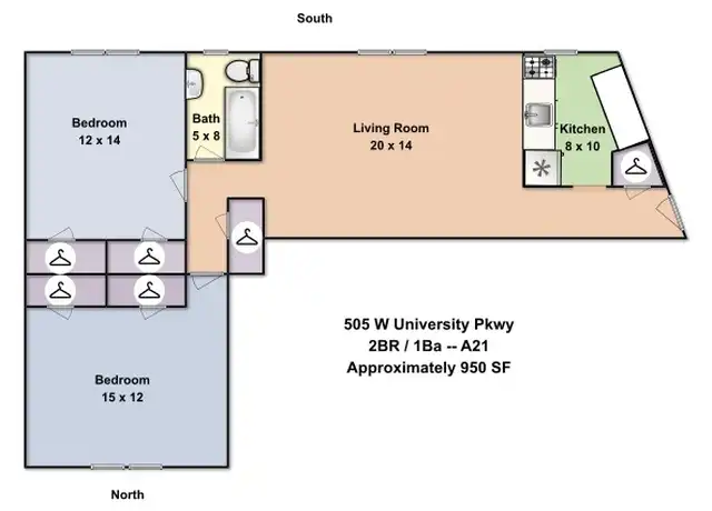 Property at 505 W University Pkwy Unit A11, Baltimore, MD, 21210, 2 beds, 1 bath, [object Object]